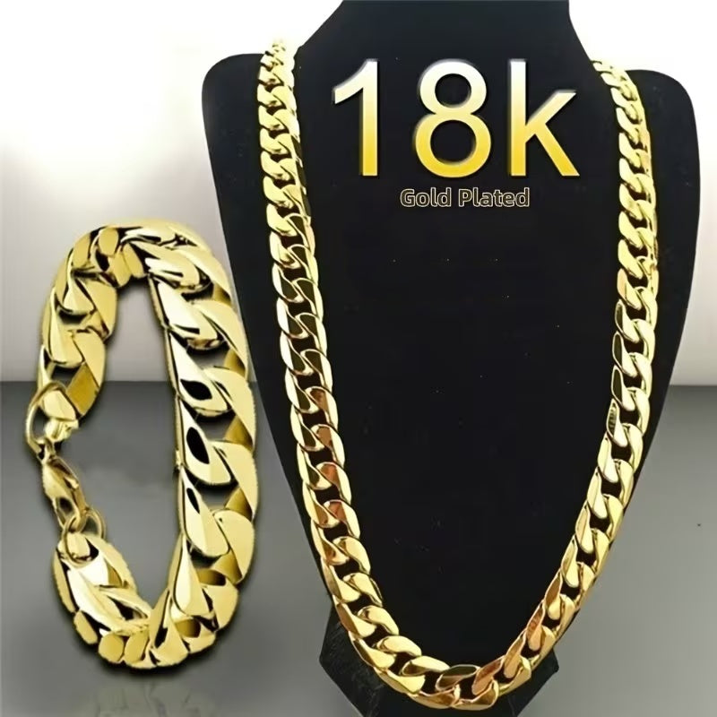 The Ultimate 18K Gold Plated Cuban Link Chain