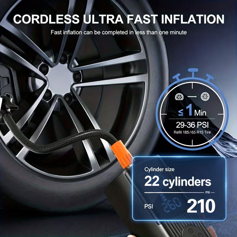 Portable Cordless Tire Inflator