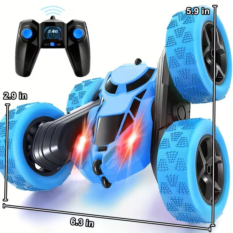 Double-Sided Remote-Controlled Stunt Tumble Car