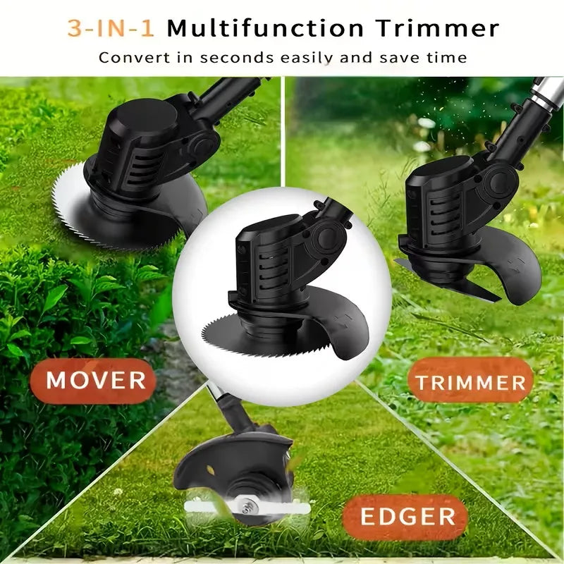 Dual‑Battery Cordless Electric Weeder