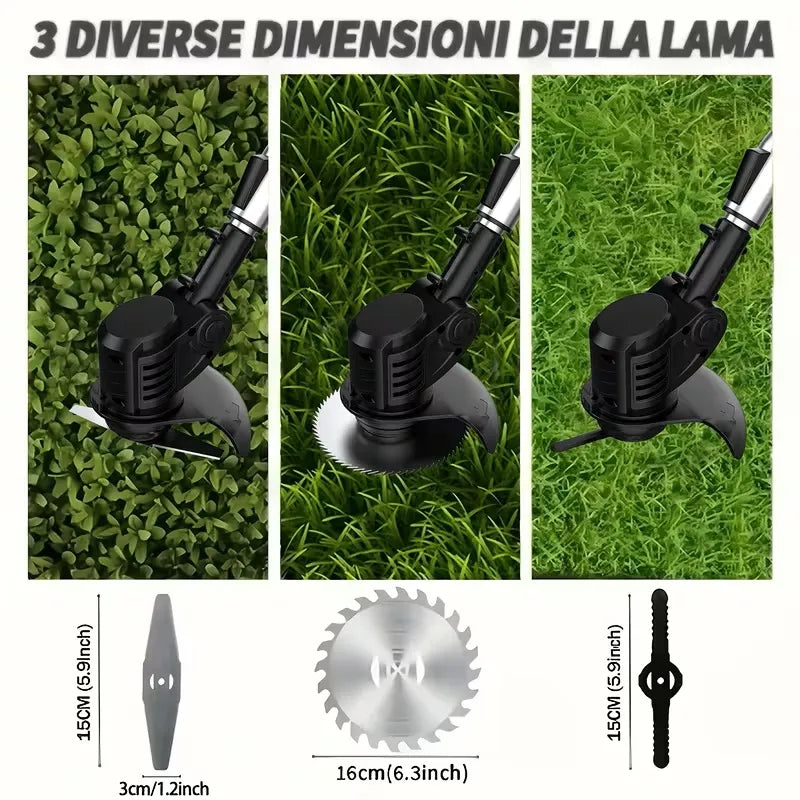 Dual‑Battery Cordless Electric Weeder