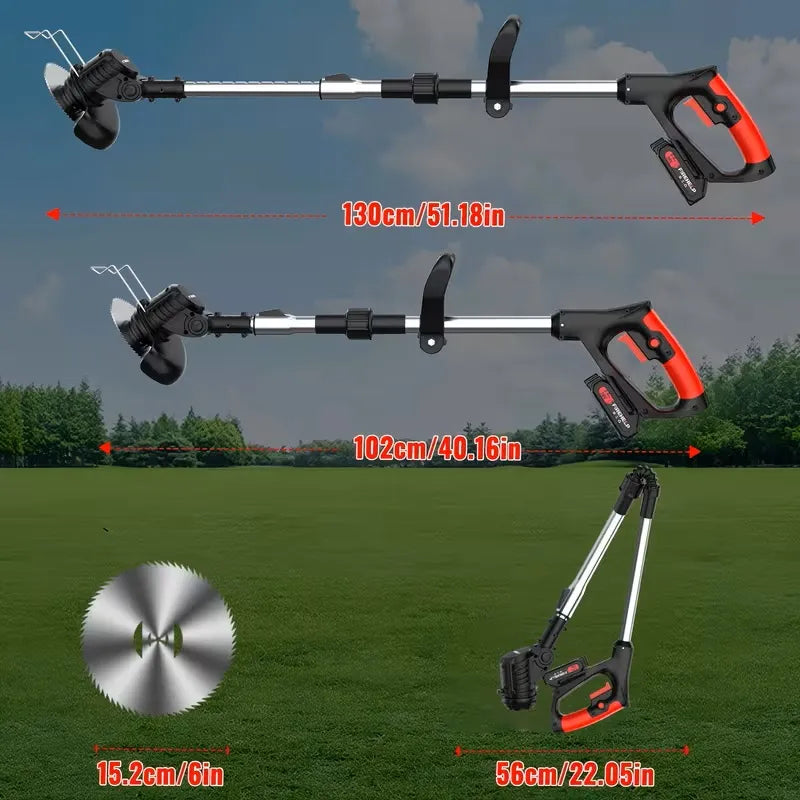 Dual‑Battery Cordless Electric Weeder