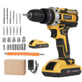 21V Cordless Impact Drill & Screwdriver Kit