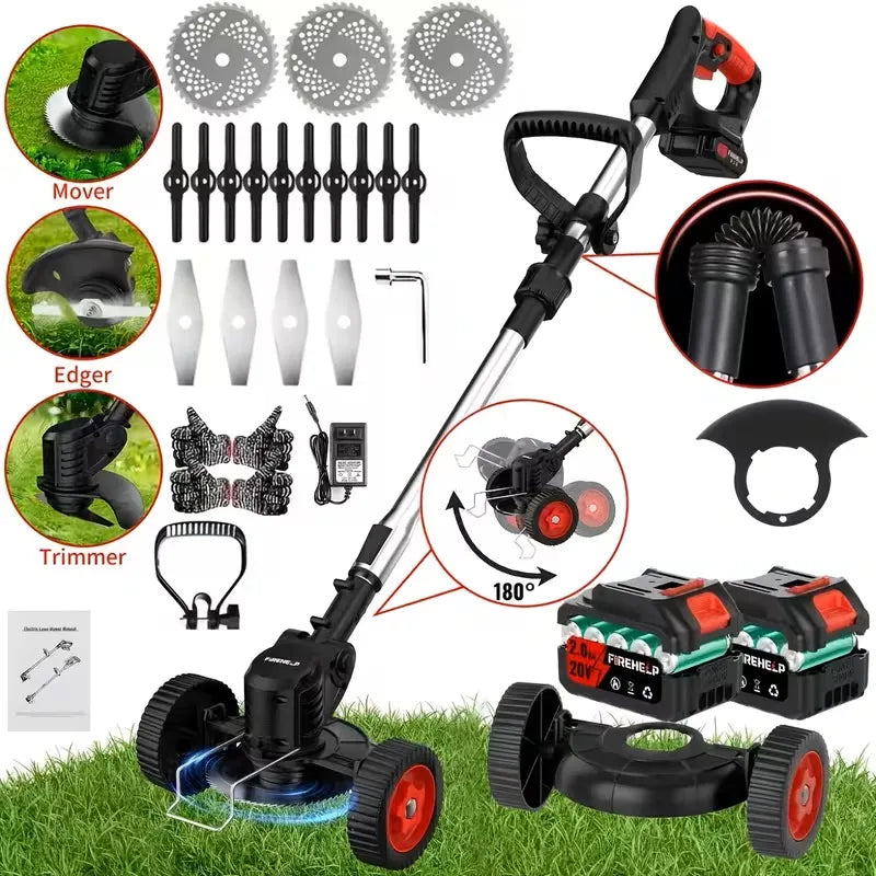 Dual‑Battery Cordless Electric Weeder