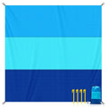 Extra Large Sandproof Beach Blanket – Windproof Outdoor Picnic Mat with 4 Stakes & Carry Bag