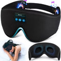 Music Sleep Eye Mask for Men & Women, Contoured Hollow Blackout Eye Mask, Travel & Nap Sleeping Aid