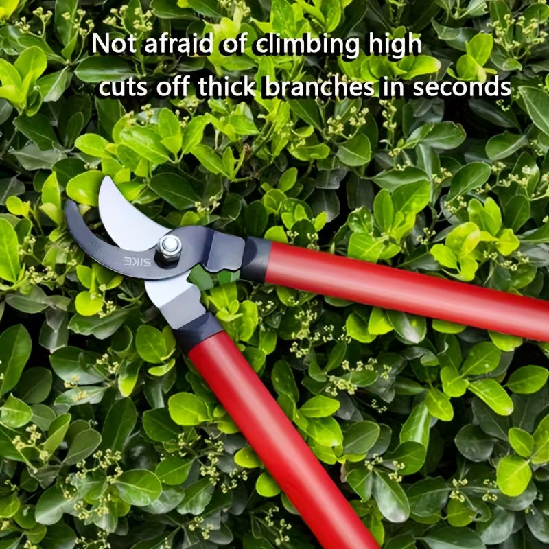 Garden Pruning Shears – SK-5 Steel Forged Branch Cutter with Teflon Anti-Rust Coating for Farms, Orchards & Gardening