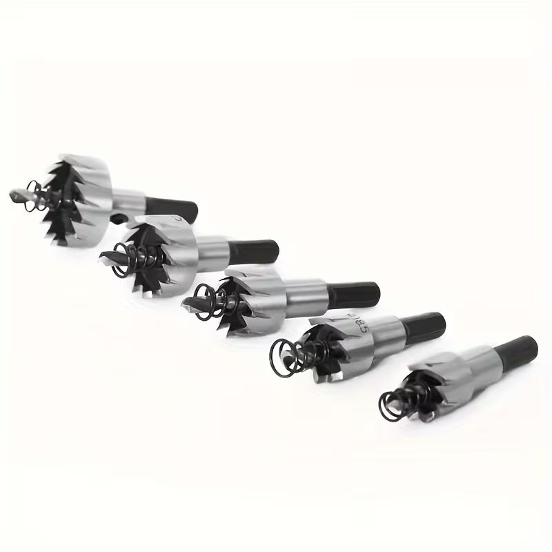 Durable 5-Piece Hole Saw Set – Multifunctional Hole-Enlarging Drill Bit Combo Tool Gift Set