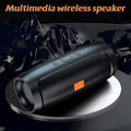 Portable Wireless Bluetooth Speaker – Multimedia Heavy Bass Sound System with USB & TF Card Playback