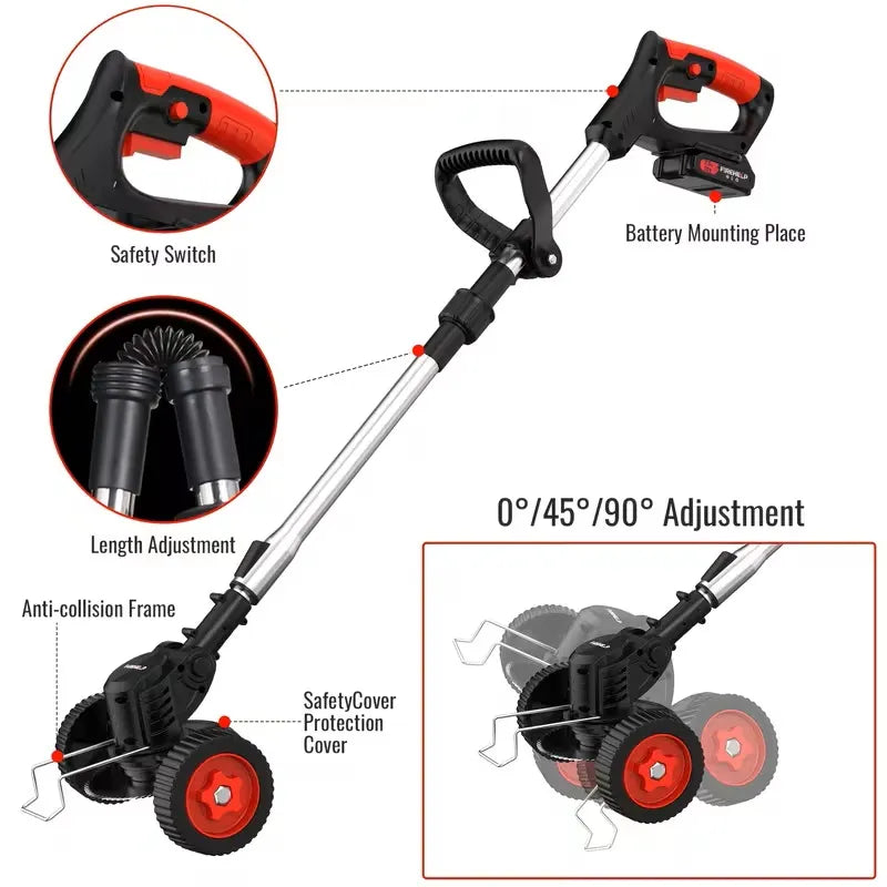 Dual‑Battery Cordless Electric Weeder
