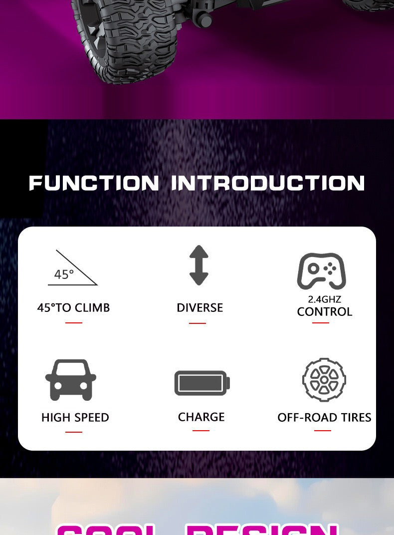 High-Speed 50KM/H RC Off-Road Buggy | All-Terrain Remote Control Car
