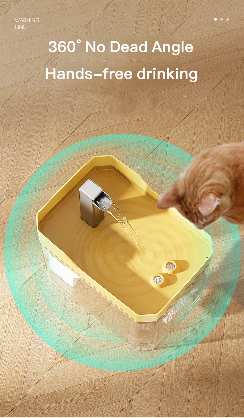 Pet Smart Drinking Fountain Fully Automatic Recirculating Cat & Dog Water Dispenser