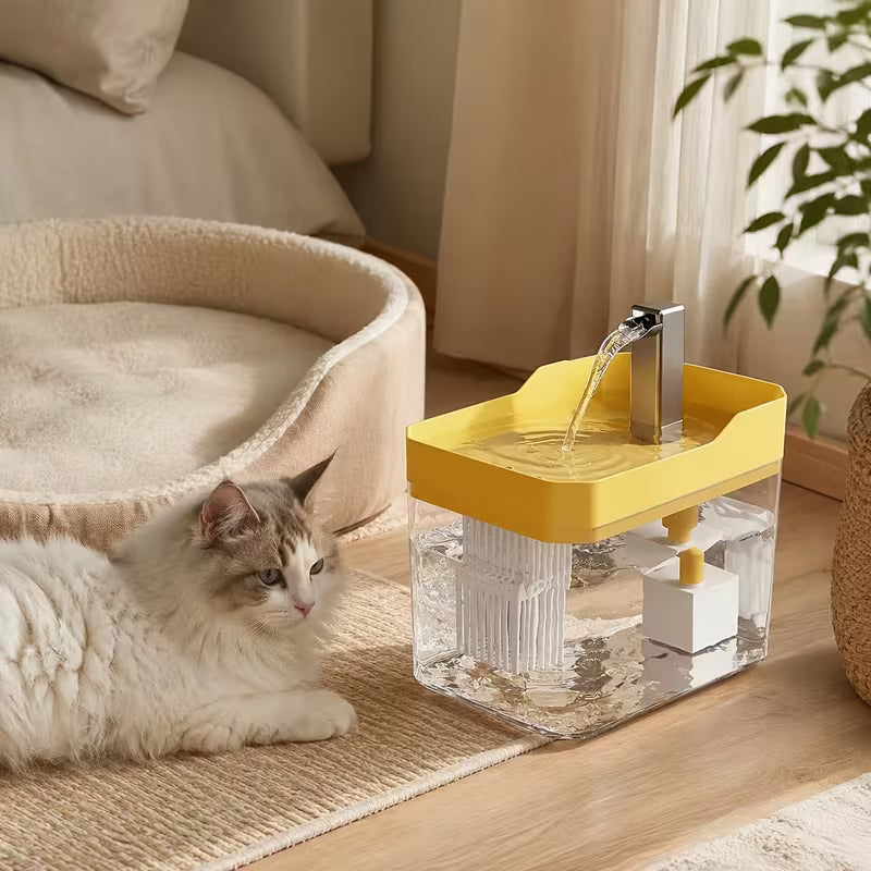 Pet Smart Drinking Fountain Fully Automatic Recirculating Cat & Dog Water Dispenser