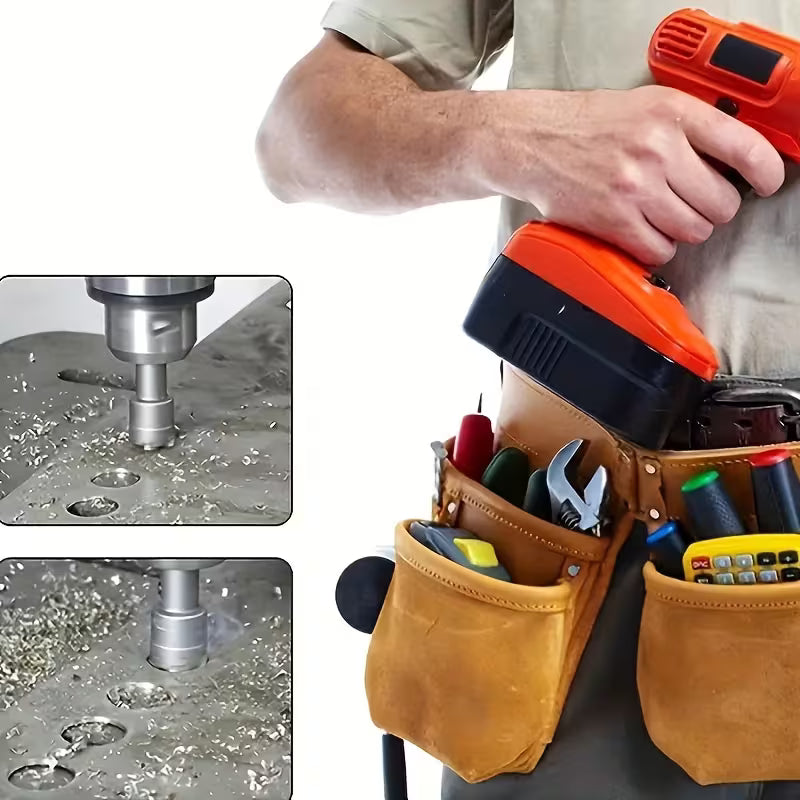 Durable 5-Piece Hole Saw Set – Multifunctional Hole-Enlarging Drill Bit Combo Tool Gift Set