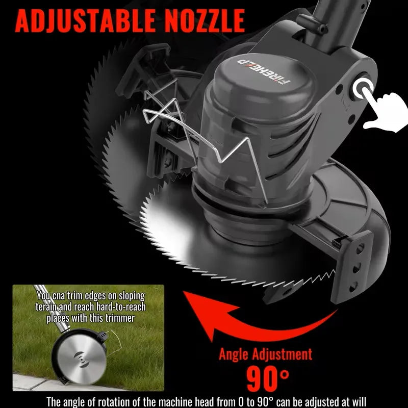 Dual‑Battery Cordless Electric Weeder