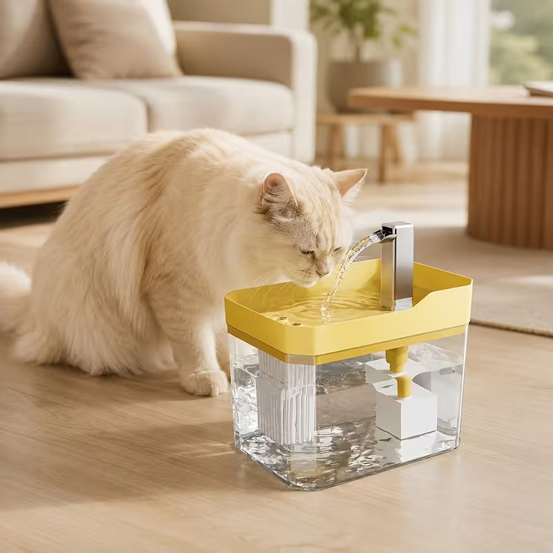 Pet Smart Drinking Fountain Fully Automatic Recirculating Cat & Dog Water Dispenser