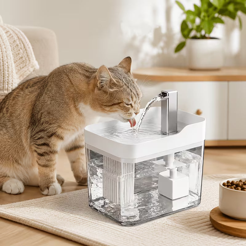 Pet Smart Drinking Fountain Fully Automatic Recirculating Cat & Dog Water Dispenser