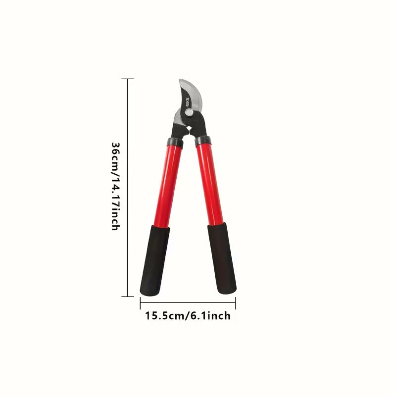 Garden Pruning Shears – SK-5 Steel Forged Branch Cutter with Teflon Anti-Rust Coating for Farms, Orchards & Gardening
