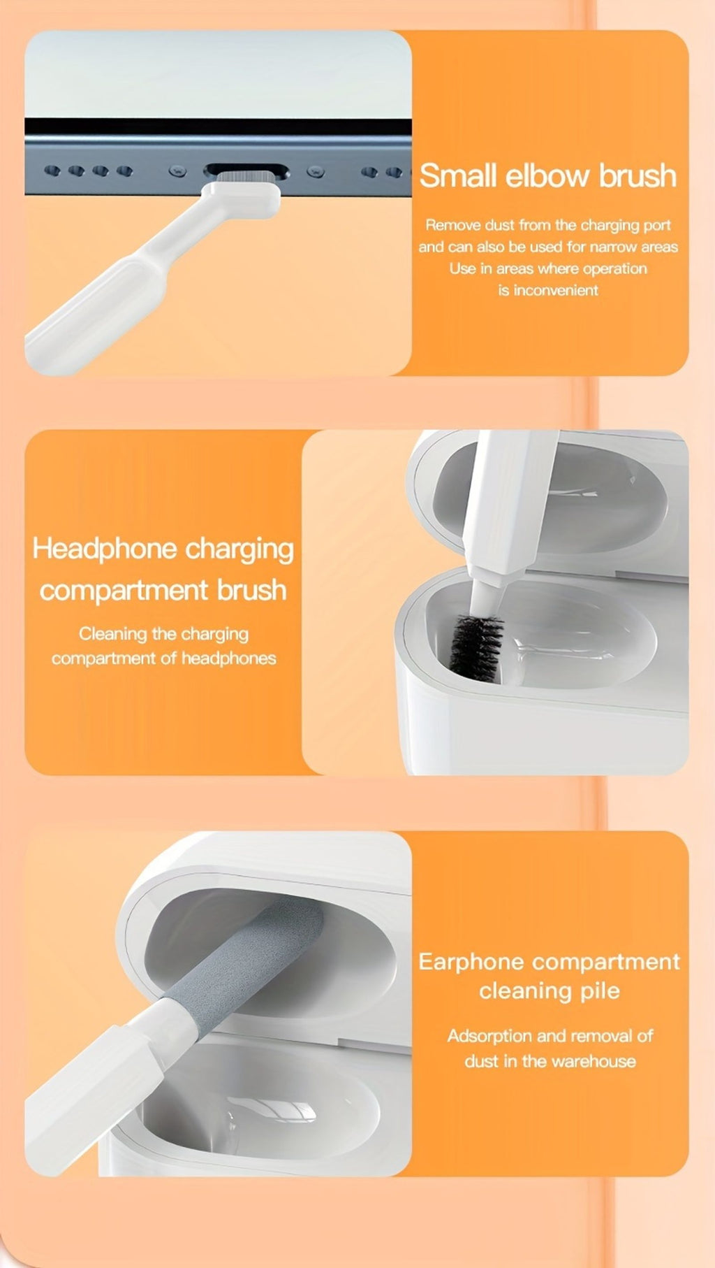 20in 1 multi function cleaning brush kit camera smart phone image 8