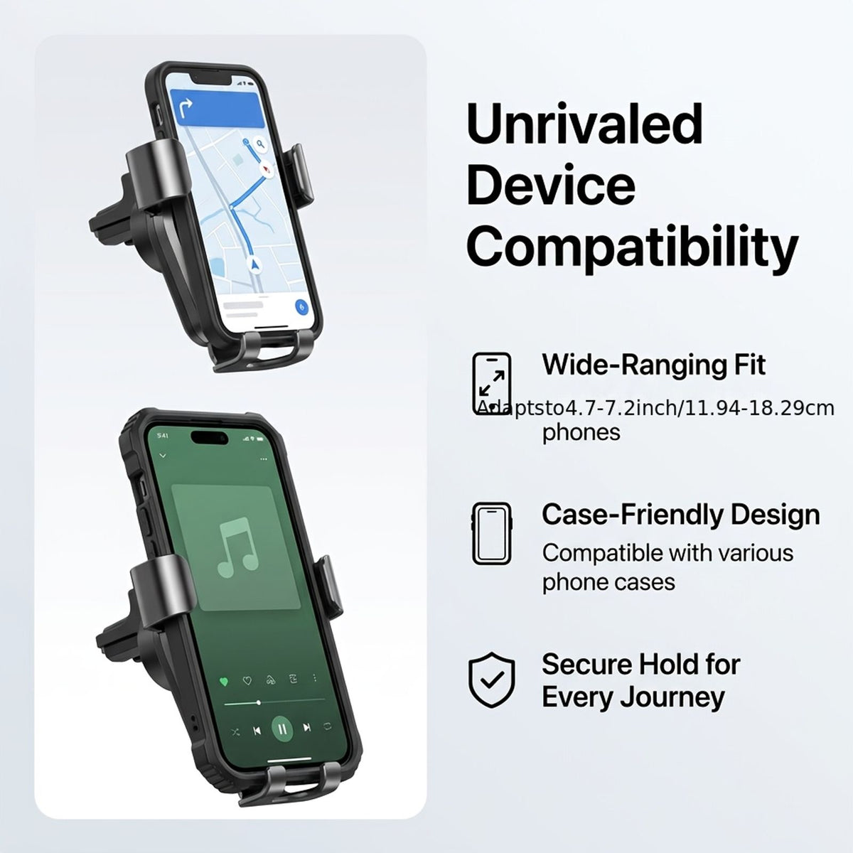 car navigation mobile phone holder car air outlet anti shake image 13