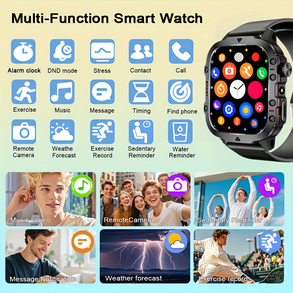 new smartwatch men women valentines day gift wireless image 4