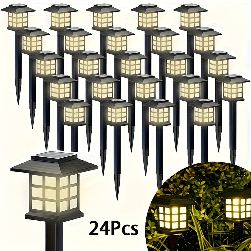24 12 6pcs solar outdoor lights waterproof street lights led image 8