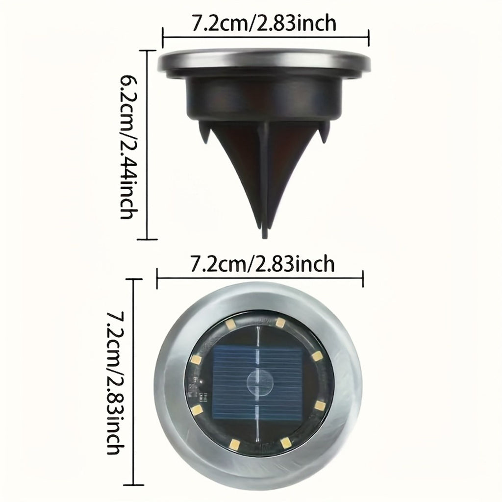 10 pack solar ground lights outdoor use ip44 image 4
