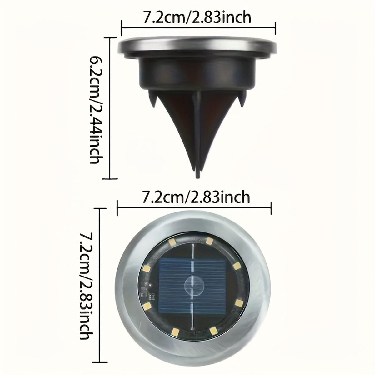 10 pack solar ground lights outdoor use ip44 image 4