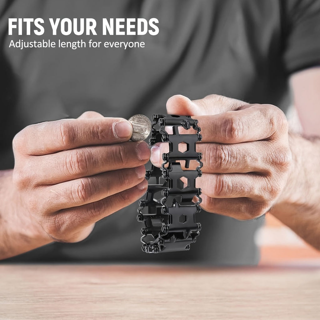 popular choice mens 29 in 1 multi tool bracelet 316