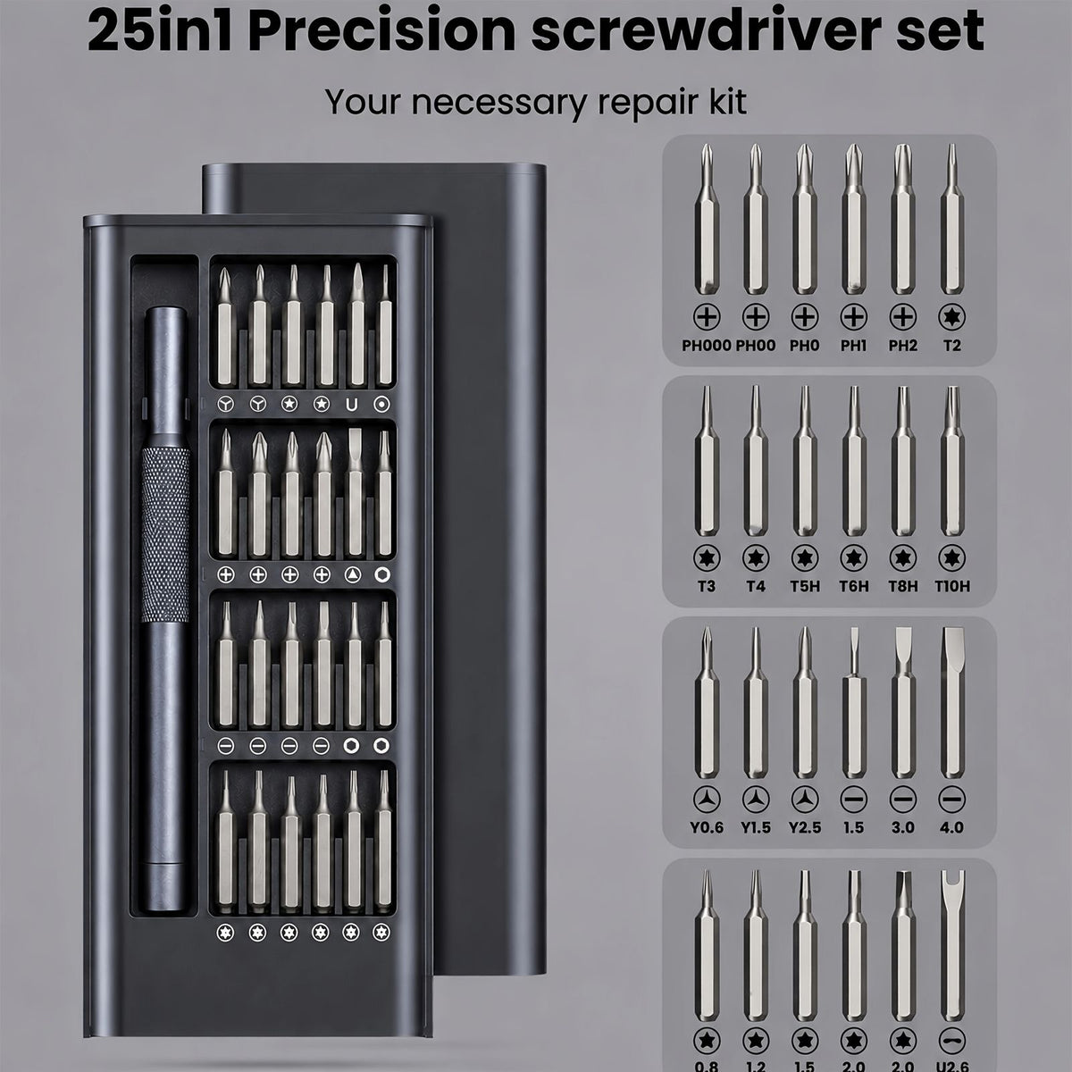 25 in 1 small precision screwdriver set professional image 9