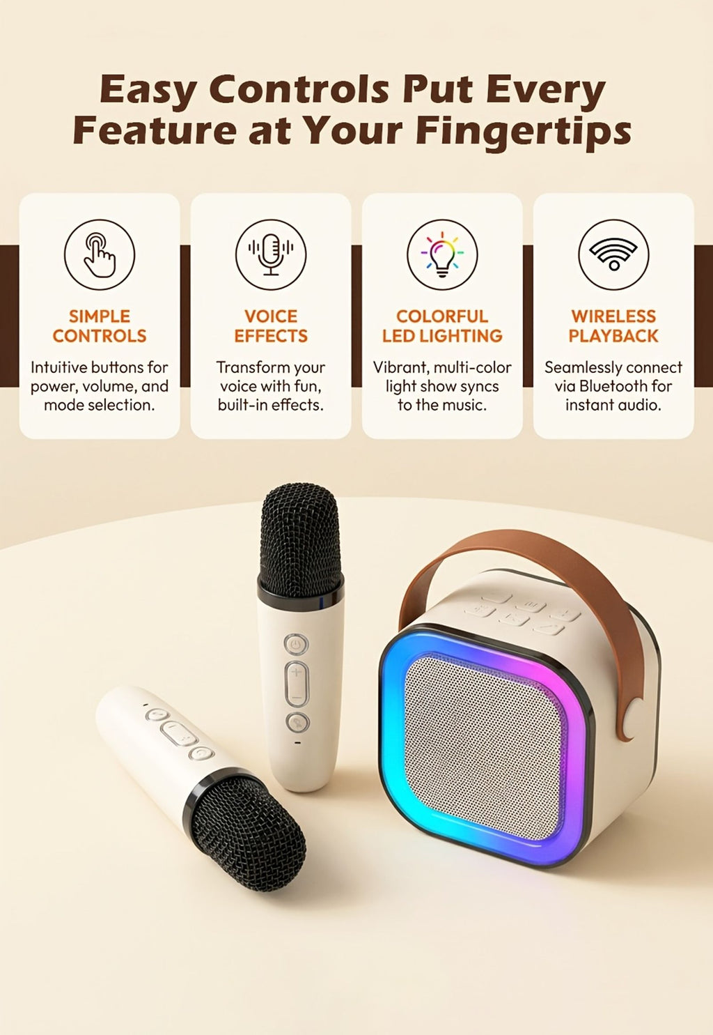 wireless wireless microphone speaker featuring dual image 3