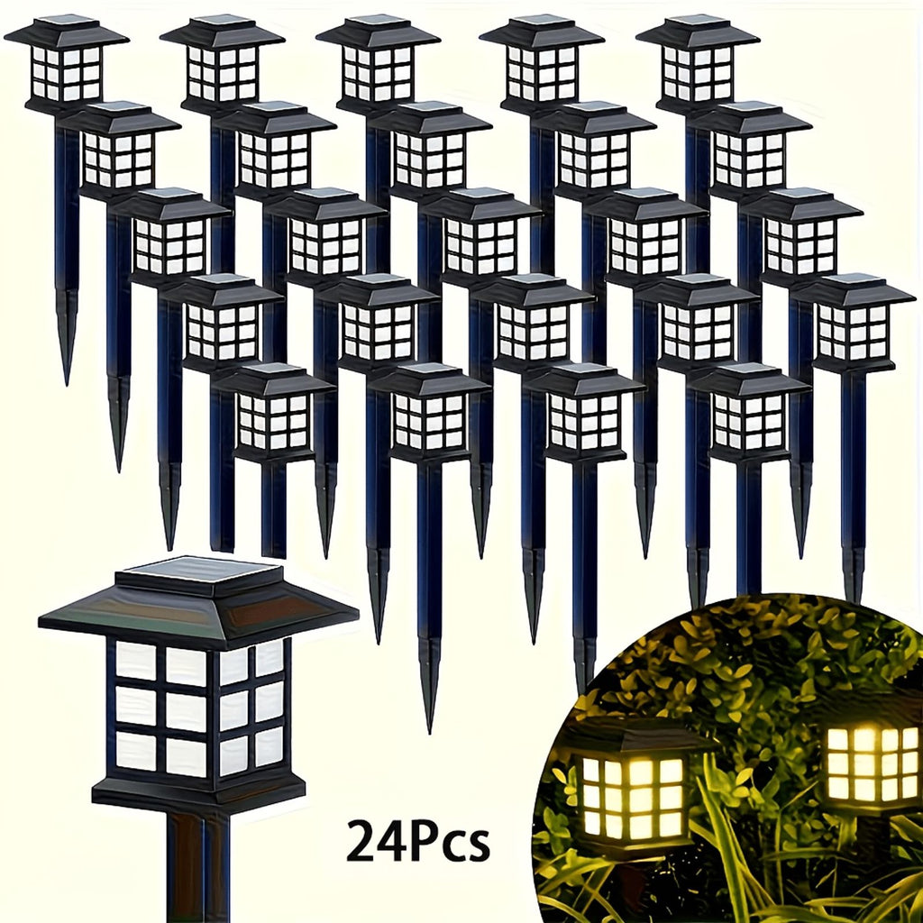 24 12 6pcs solar outdoor lights waterproof street lights led image 9