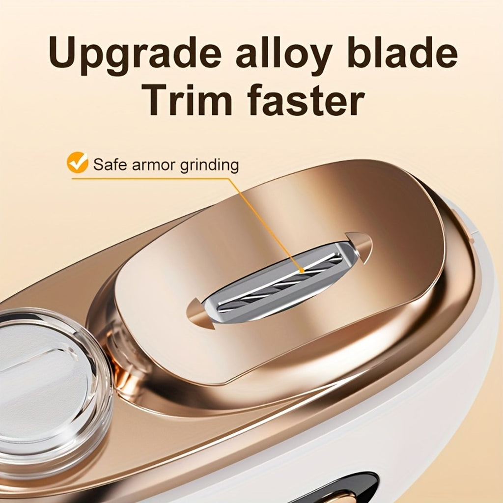 smart electric nail clipper 2 in 1 trimmer usb image 14