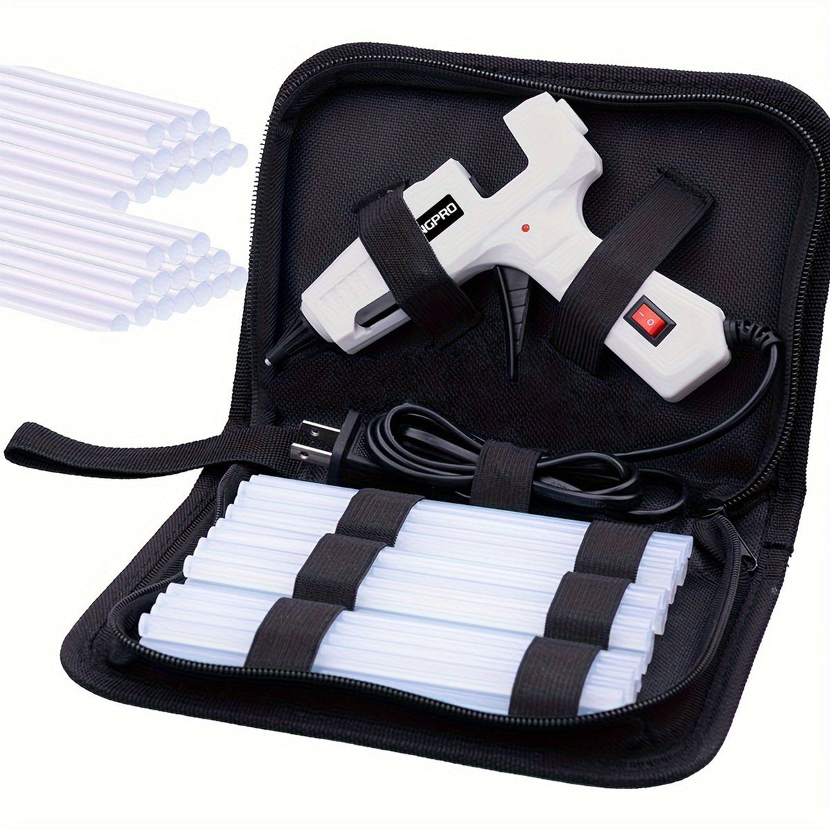 30w hot melt gun kit 30pcs 0 27x5 9 inches 7x150mm image 7