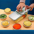 7pcs stainless steel multifunctional vegetable slicer grater
