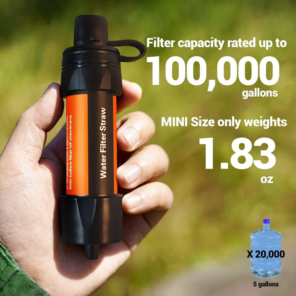 water filter straws outdoor portable filter straws survival