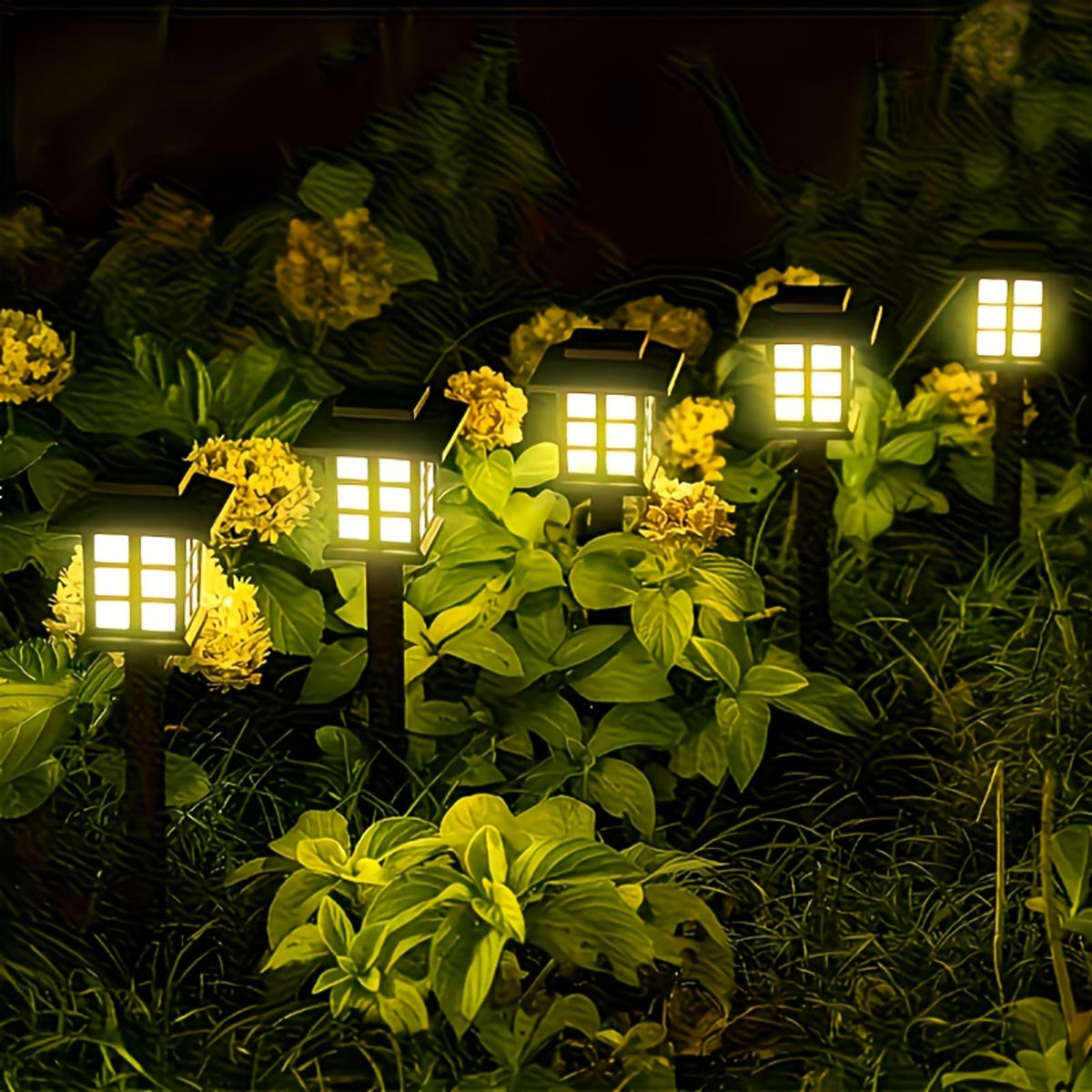 24 12 6pcs solar outdoor lights waterproof street lights led image 6