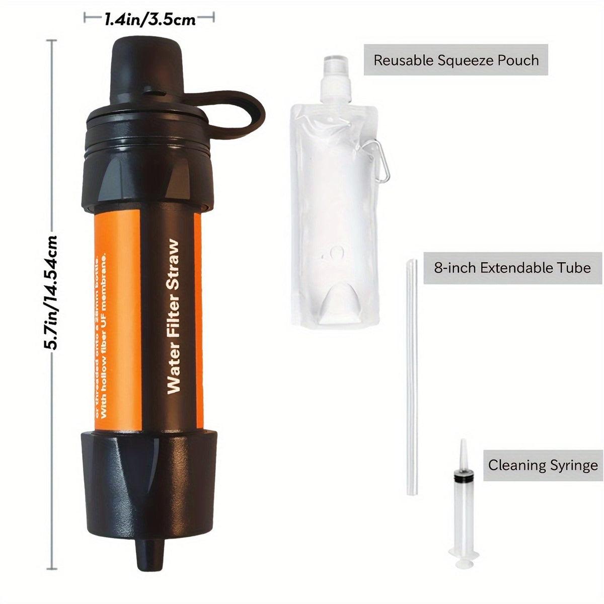 water filter straws outdoor portable filter straws survival image 12