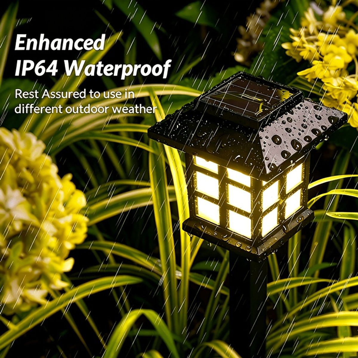 24 12 6pcs solar outdoor lights waterproof street lights led image 5