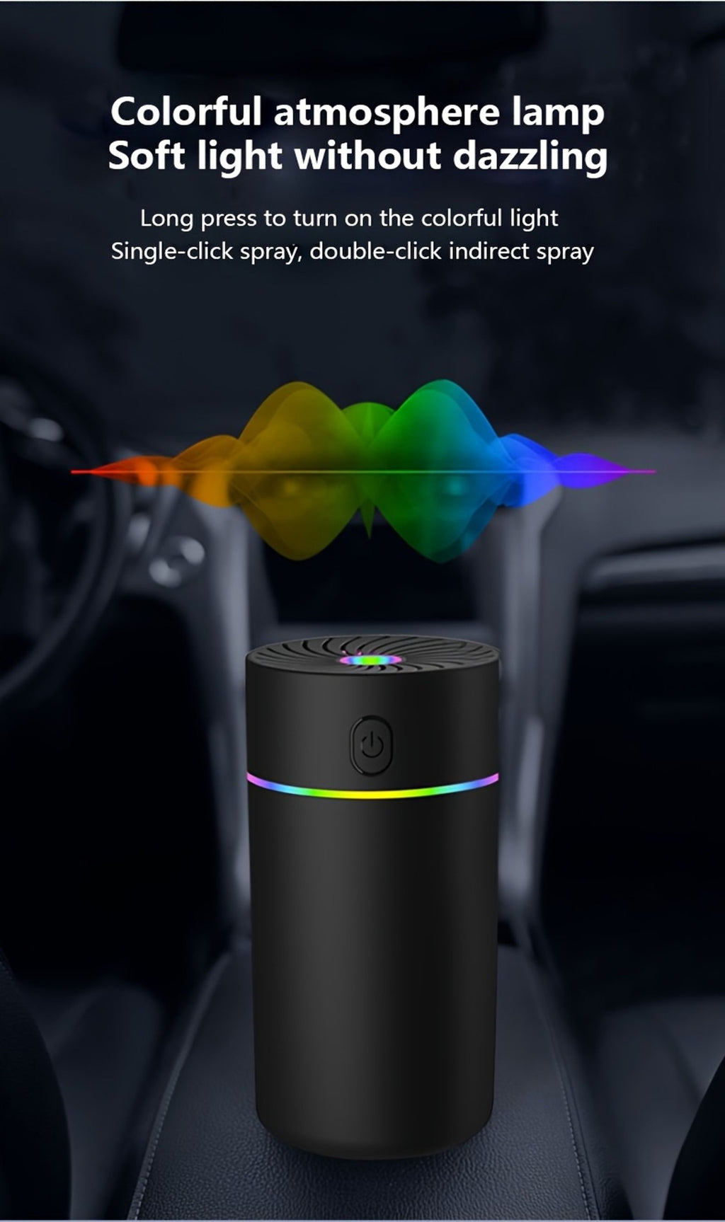 car air freshener humidifier usb mini essential oil diffuser image 7
