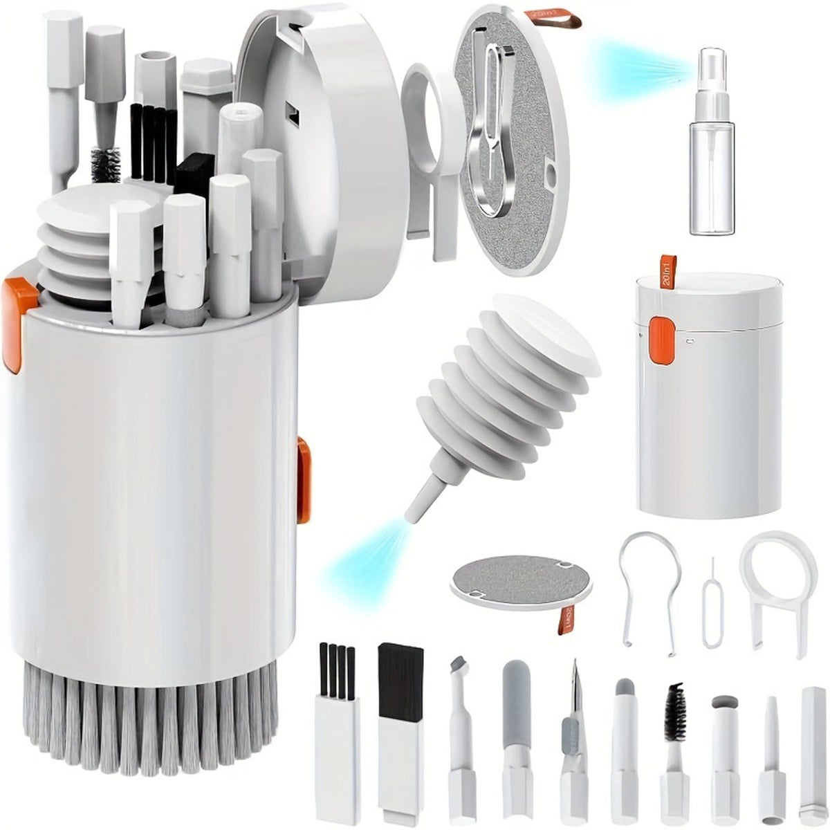 20in 1 multi function cleaning brush kit camera smart phone