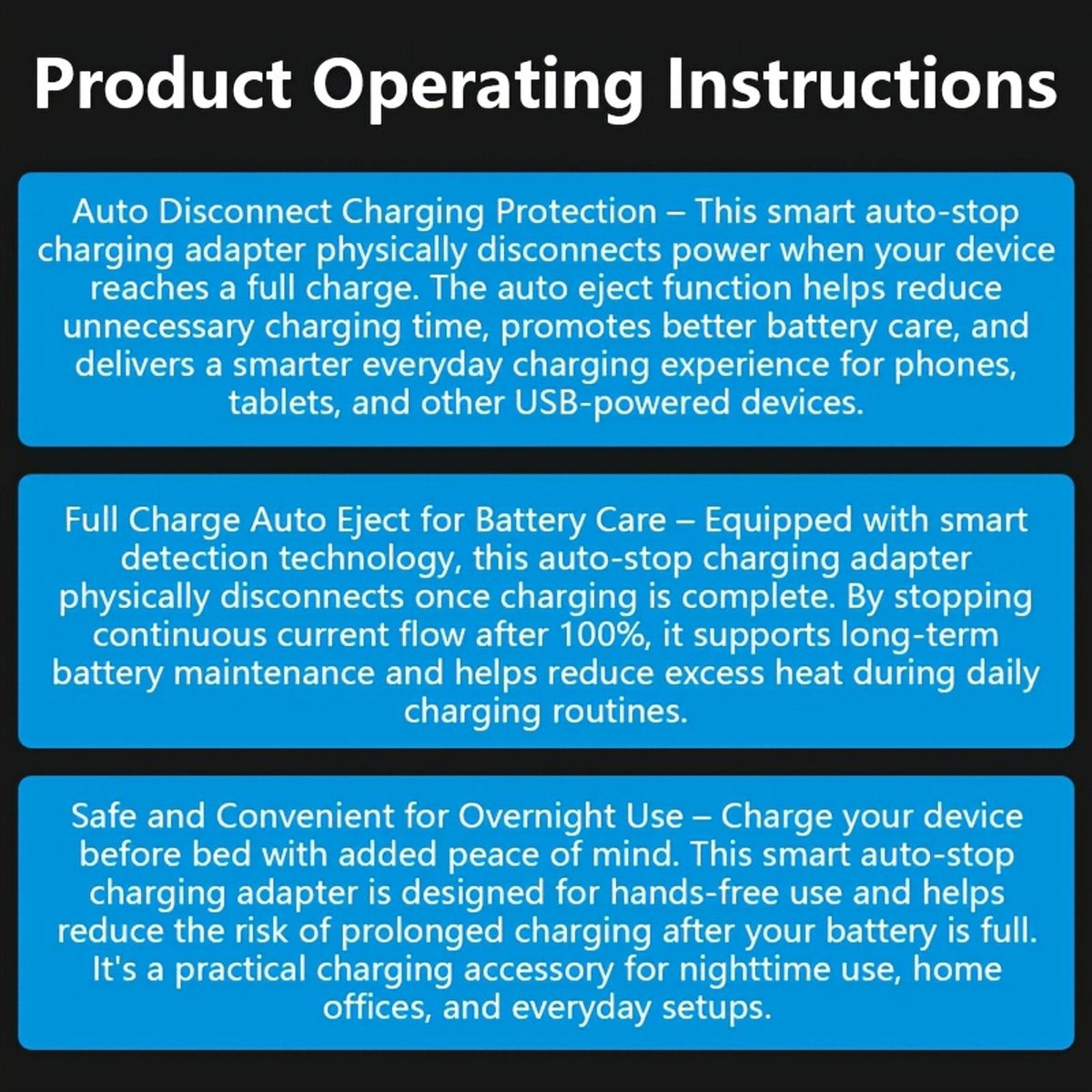3pcs automatic disconnection charger adapter 140w type c image 3