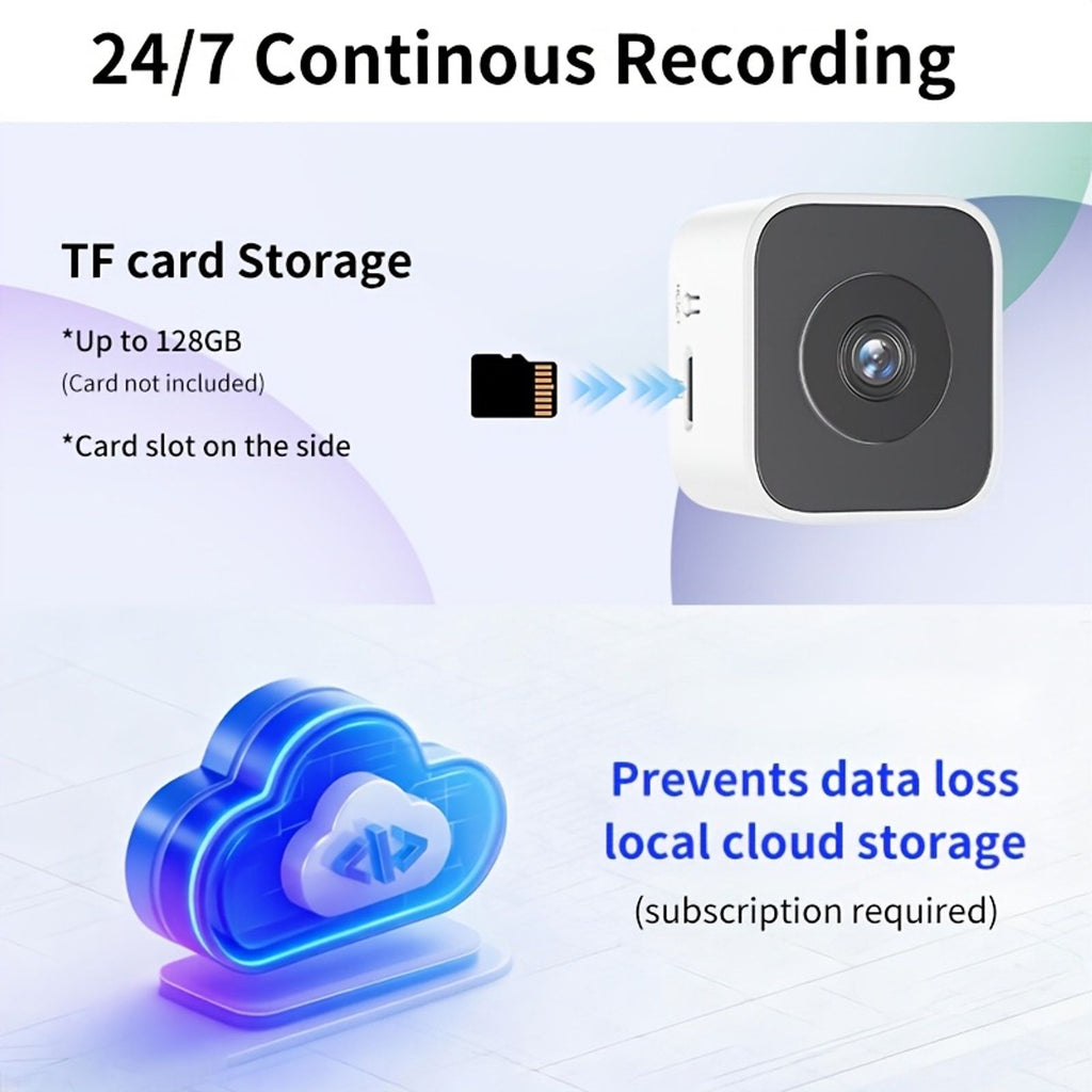 1pc/2pcs High-Definition 6MP Window Security Camera, Smart Indoor Wifi Camera, Supports 2.4Ghz/5Ghz Networks, Equipped with AI Full-Color Night Vision, Motion And Human Detection, And Supports 911 Emergency Alerts. Quick And Easy Installation image 9