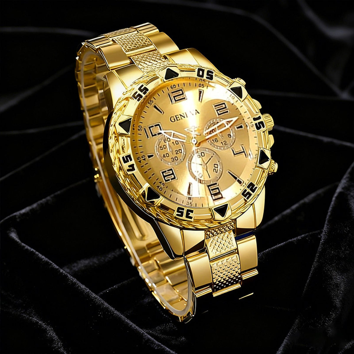 1pc new mens quartz watch adjustable band image 6