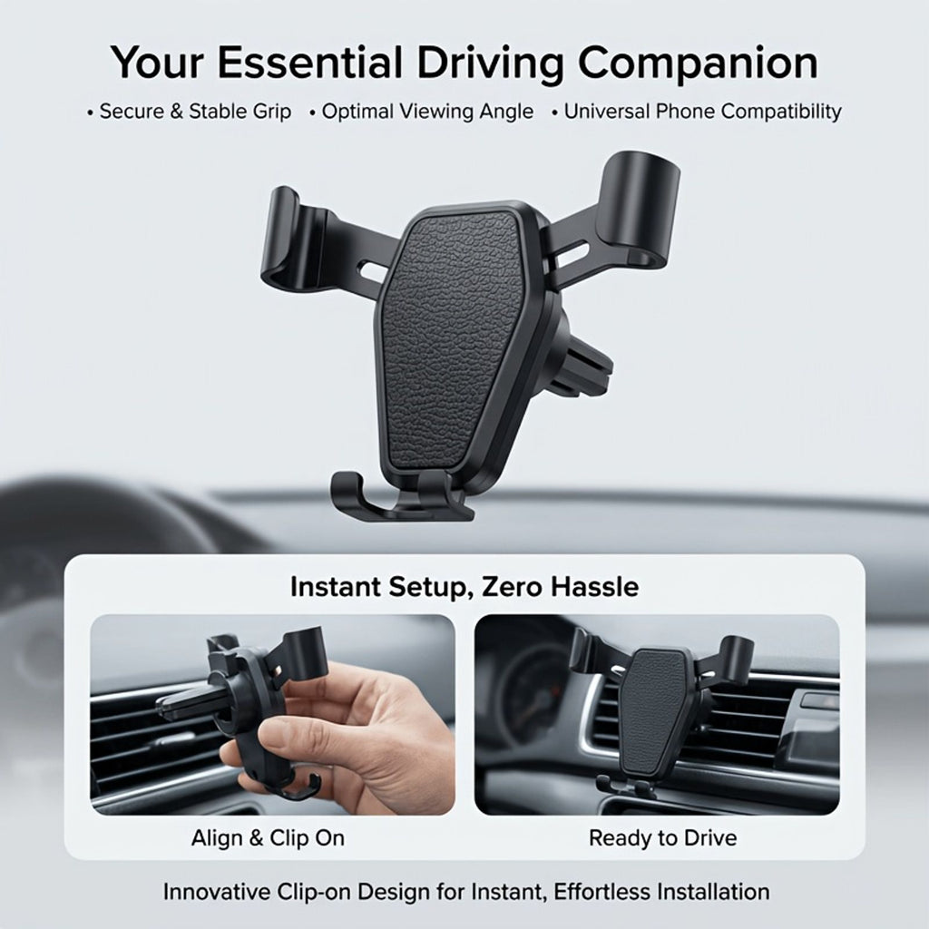 car navigation mobile phone holder car air outlet anti shake