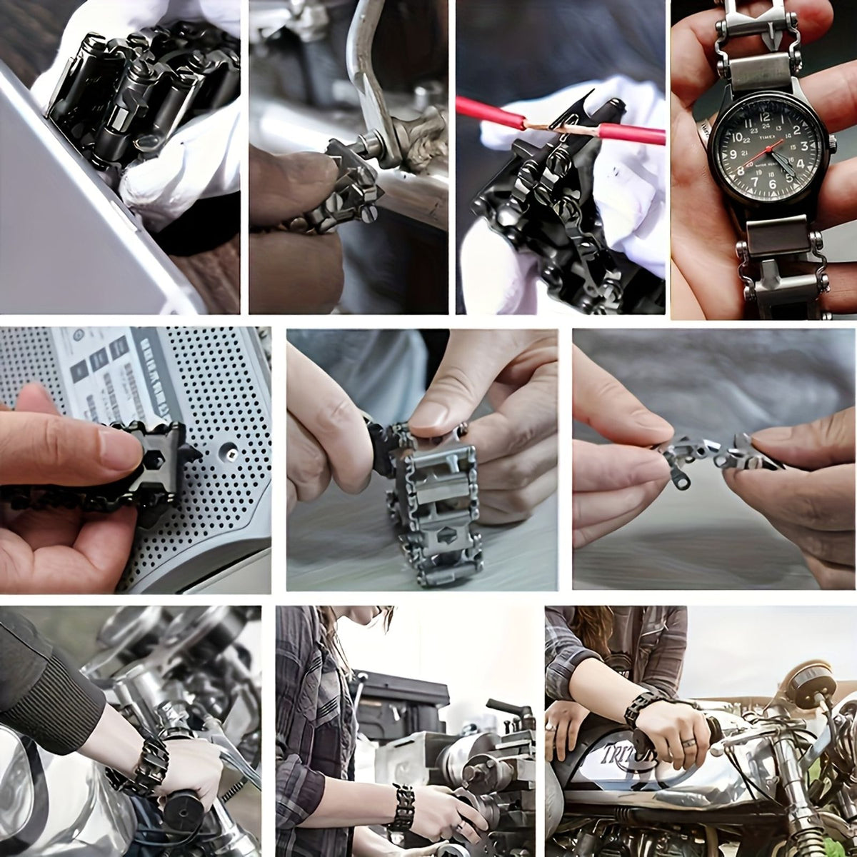 popular choice mens 29 in 1 multi tool bracelet 316 image 10