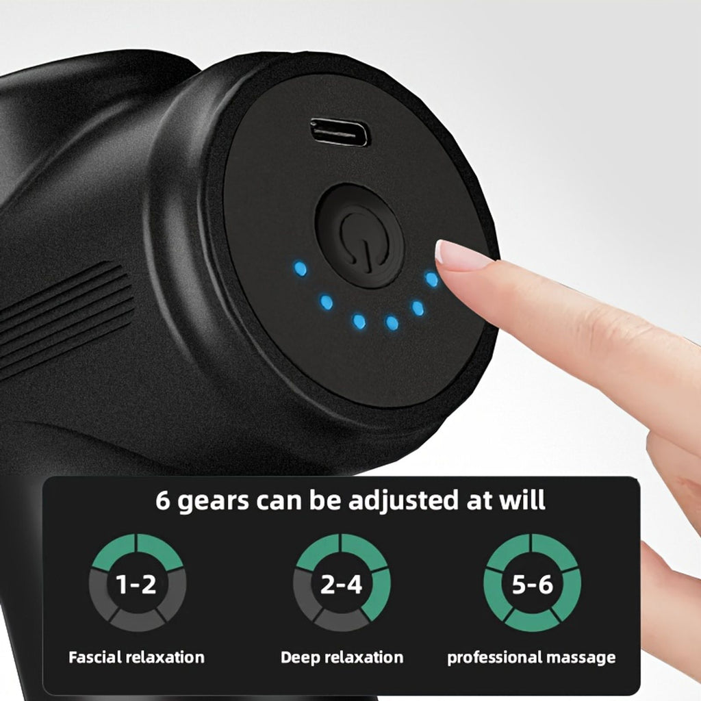 multifunctional portable fascia gun electric massager usb image 2