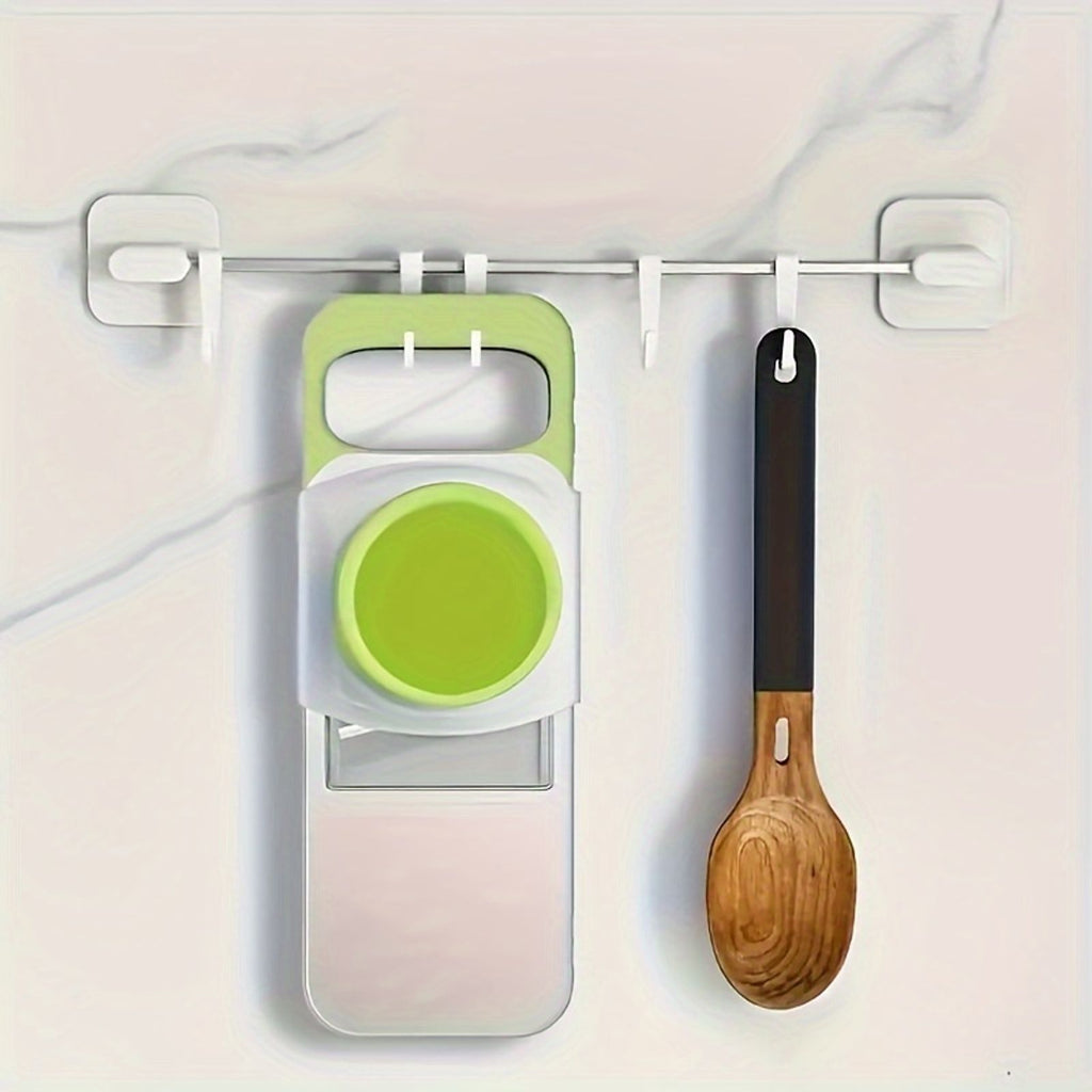 7pcs stainless steel multifunctional vegetable slicer grater image 8