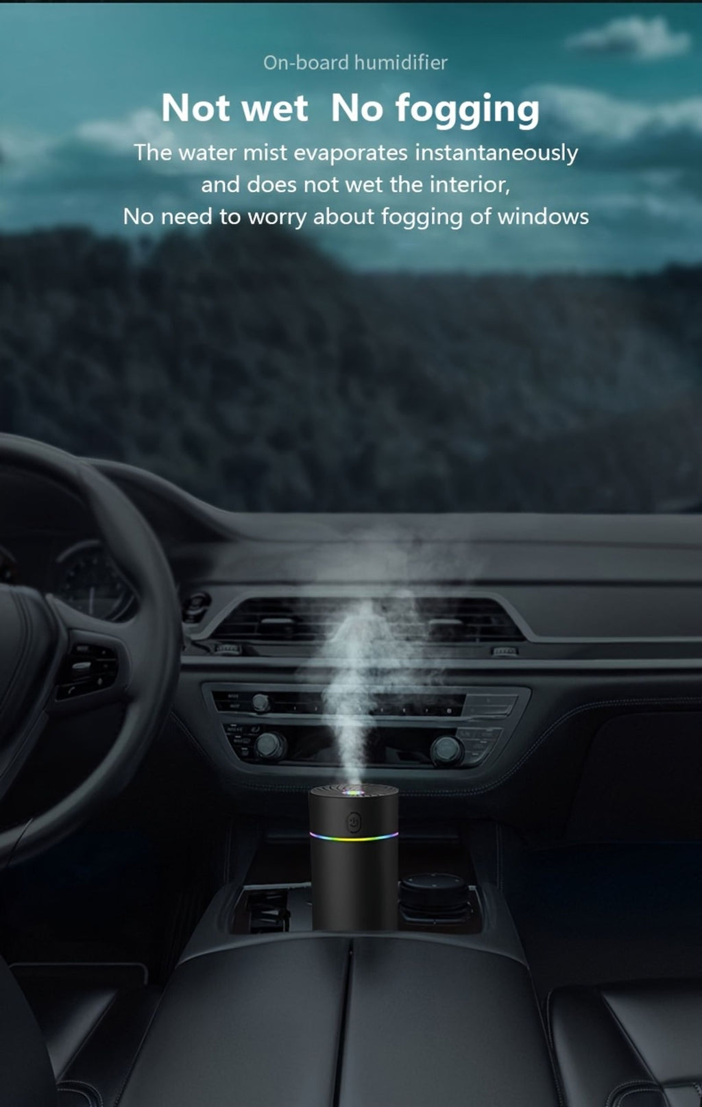 car air freshener humidifier usb mini essential oil diffuser image 5