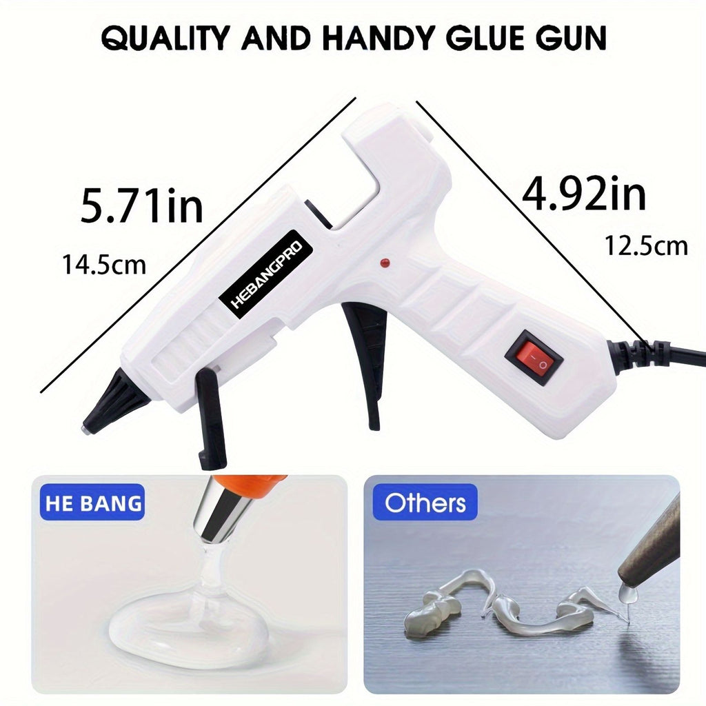 30w hot melt gun kit 30pcs 0 27x5 9 inches 7x150mm image 5